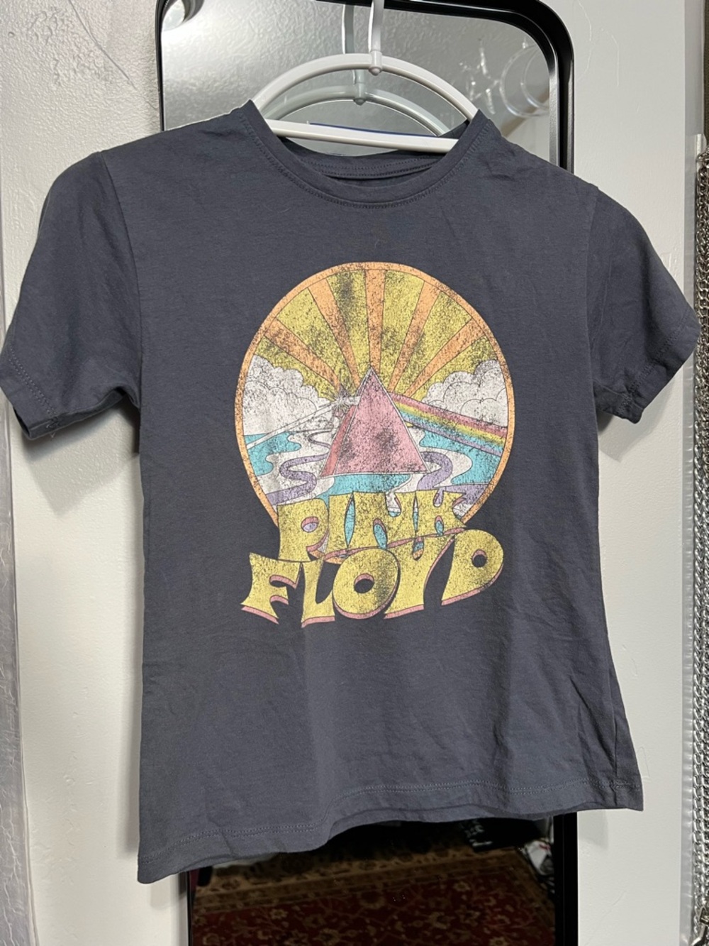 Pink Floyd Kids Short Sleeve Tee with Pastel Graphic